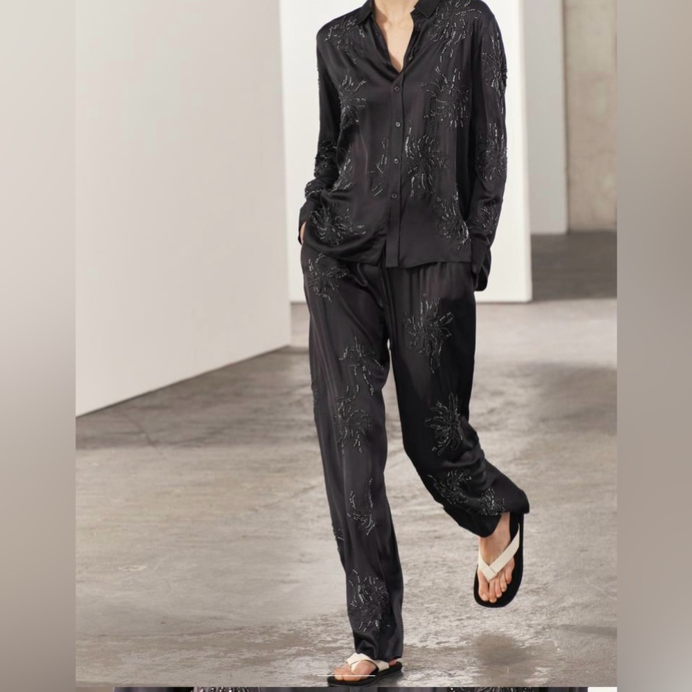 Zara Embellished pants - Picture 6 of 8